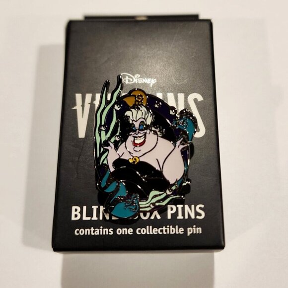 Loungefly Disney Villains Ursula Portrait Blind Box Pin Opened NEW - Picture 10 of 10
